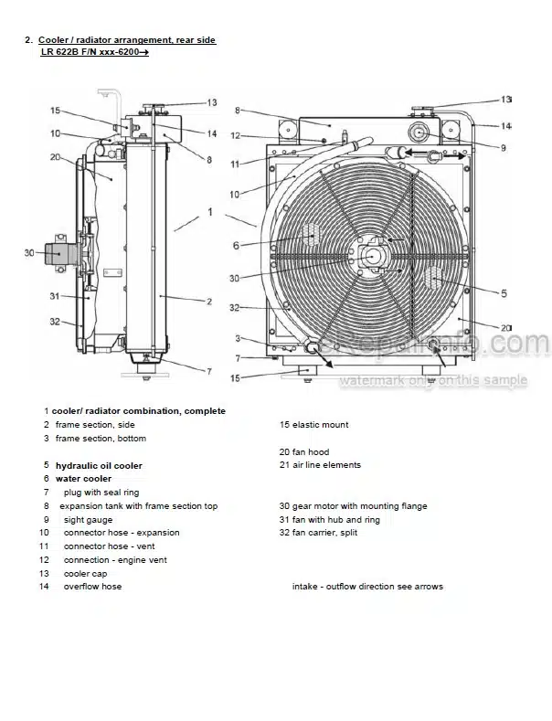 Photo 1 - Liebherr LR622 LR632 Series 2 Litronic Service Manual Crawler Loader TM1945