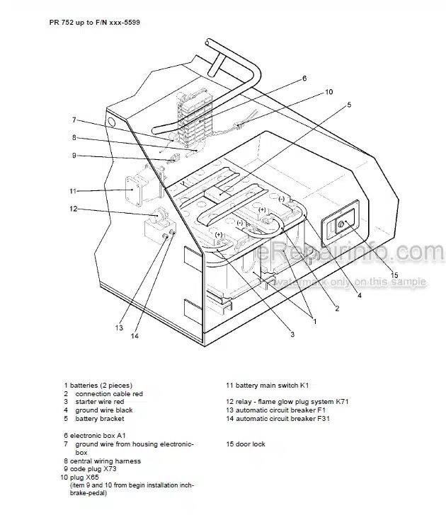 Photo 5 - Liebherr PR742 PR752 Series 2 Litronic Service Manual Crawler Dozer TM1946