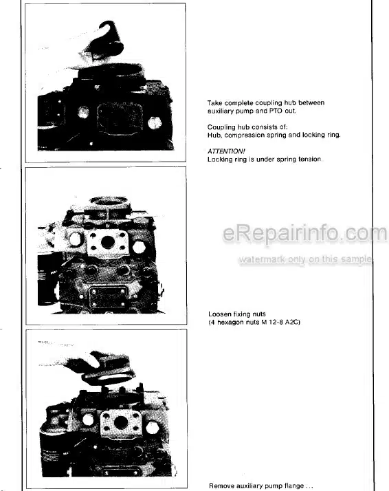 Photo 4 - Linde BPV200 Service Manual Variable Hydraulic Pump TM2210