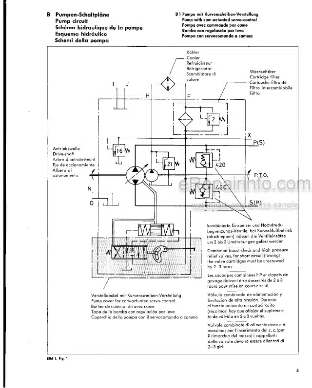 Photo 4 - Linde BPV35S BPV50S BPV50S BPV70S BPV100S Repair Manual Pump TM2226