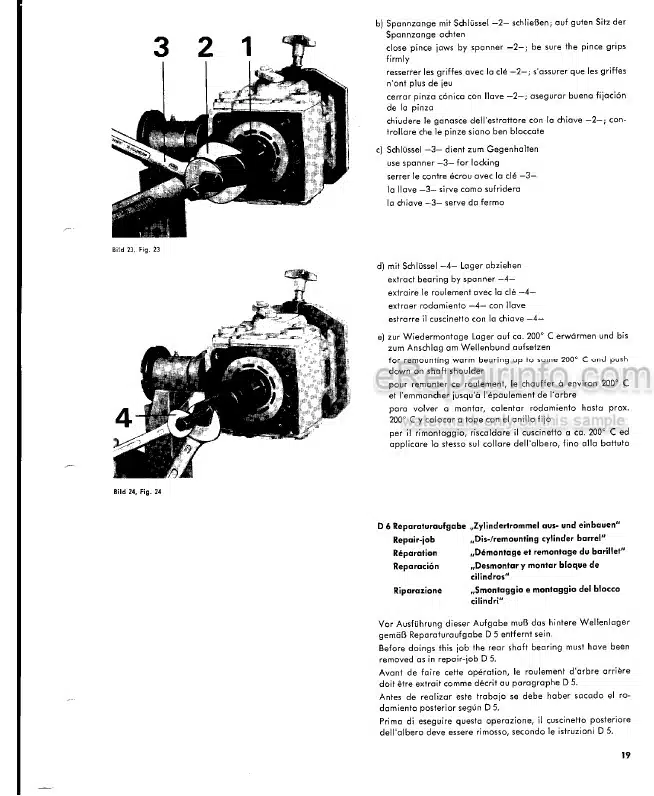 Photo 3 - Linde BPV35S BPV50S BPV50S BPV70S BPV100S Repair Manual Pump TM2226