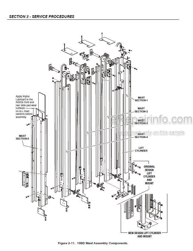 Photo 1 - JLG 15BD 19BD Service And Maintenance Manual Vertical Mast 3121154