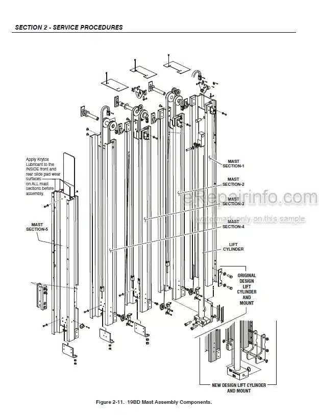 Photo 1 - JLG 15BD 19BD Service And Maintenance Manual Vertical Mast 3121154