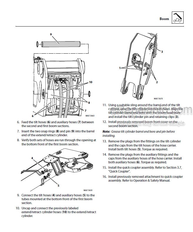 Photo 7 - JLG 1075 PVC1911 Service Manual Telehandler 31211483