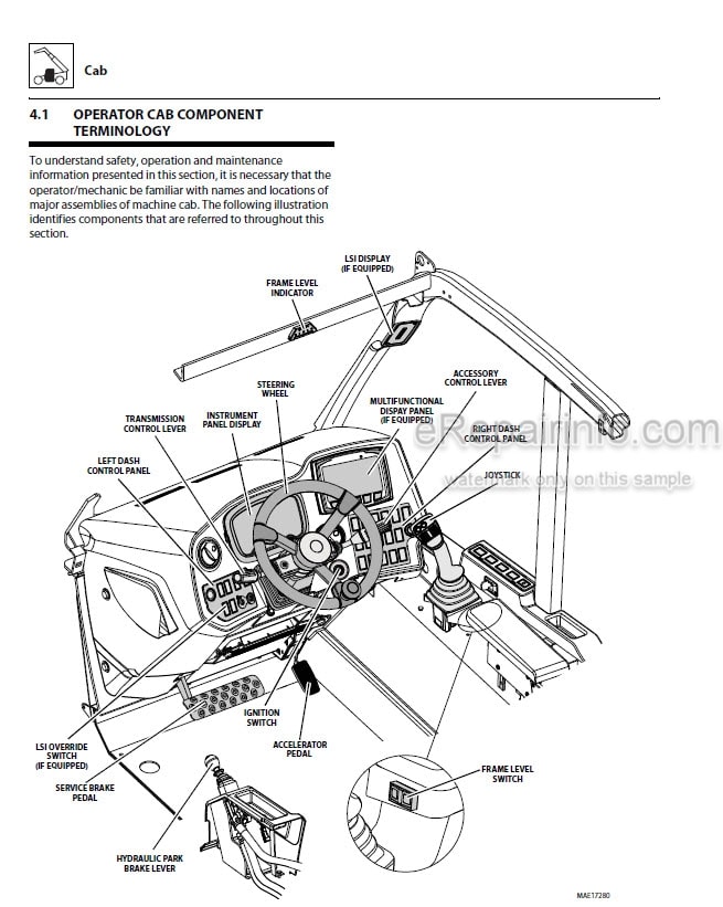 Photo 5 - JLG 1644 1732 7013H 8010H PVC 1911 2005 Service Manual Telehandler 31211378