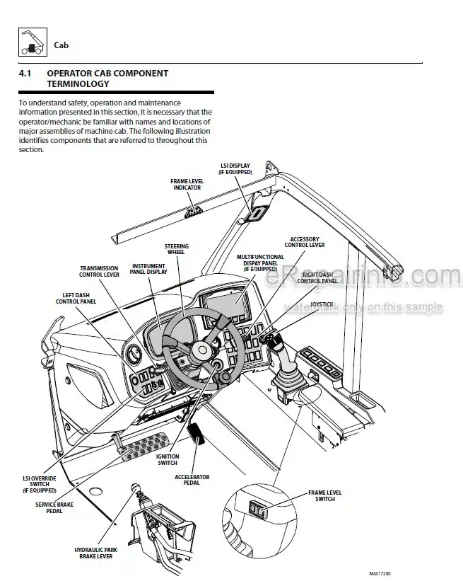 Photo 5 - JLG 1644 1732 7013H 8010H PVC 1911 2005 Service Manual Telehandler 31211378