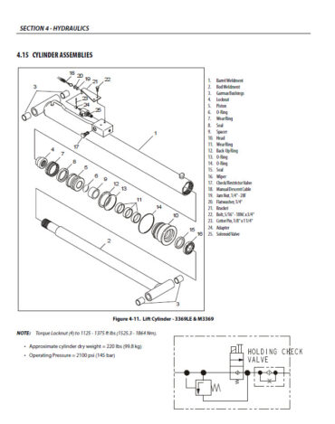 Photo 8 - JLG 3369LE 4069LE M3369 M4069 Service And Maintenance Manual Scissor Lift 3121639 SN 0200230092 to Present SN M200000100 to Present