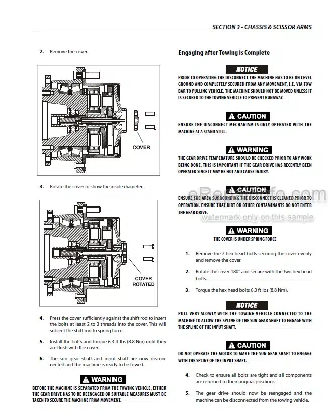 Photo 9 - JLG 3369LE 4069LE M3369 M4069 PVC2004 Service And Maintenance Manual Scissor Lift 31217135