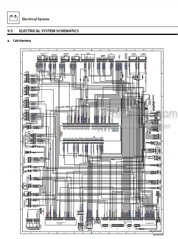 Photo 4 - JLG 3614RS 4017RS PVC 1911 2005 Service Manual Telehandler 31211337
