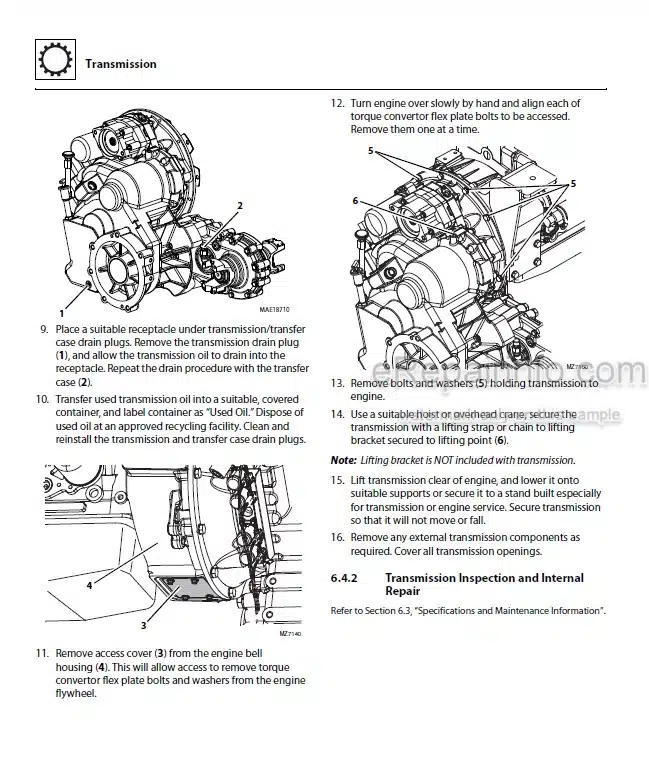 Photo 10 - JLG 3614RS 4017RS PVC 1911 2005 Service Manual Telehandler 31211337