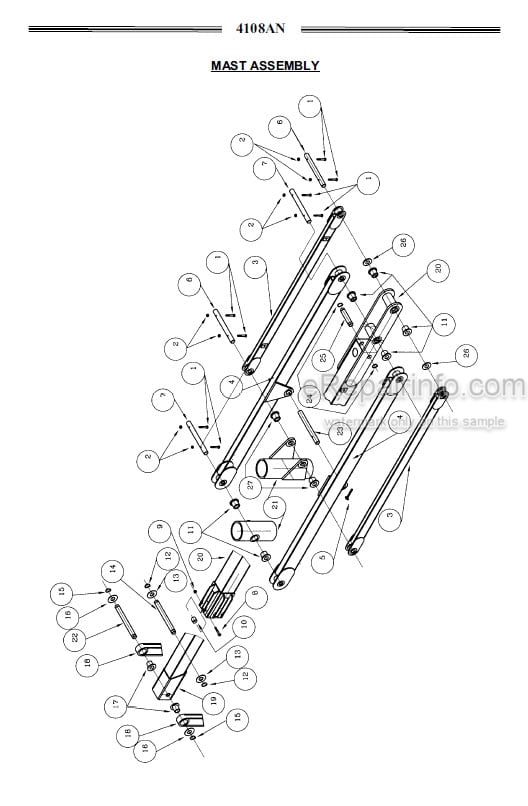 Photo 5 - JLG Ecolift 50 Ecolift 70 830P Service And Maintenance Manual Vertical Mast 3121741