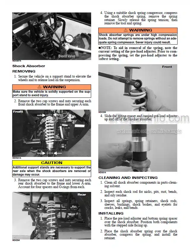 Photo 3 - JLG 615G Service Manual Utility Vehicle 31211298