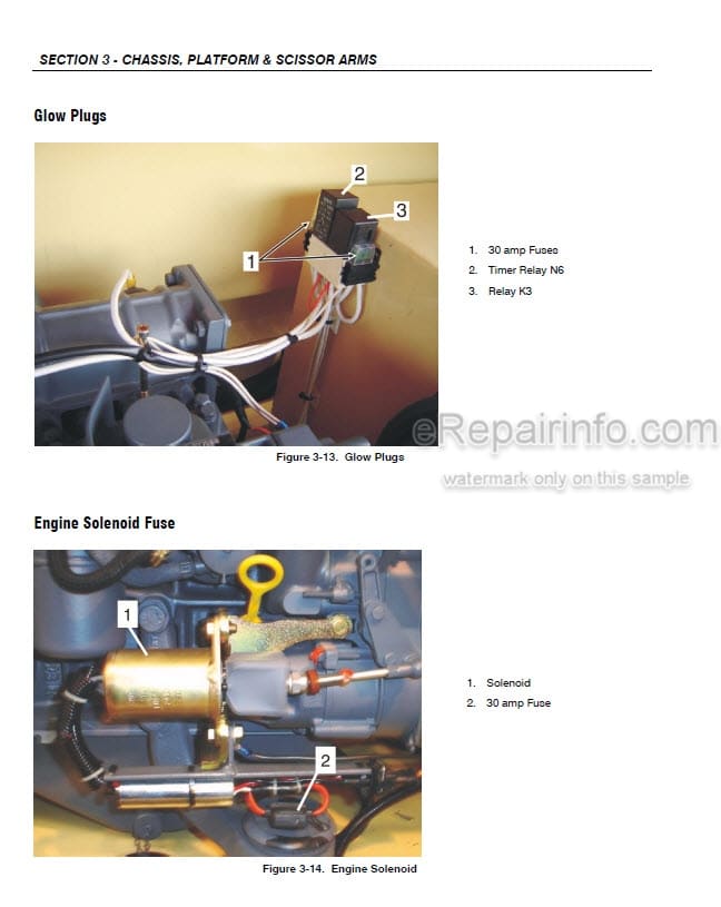 Photo 2 - JLG 80SL Service And Maintenance Manual Scissor Lift 3121325