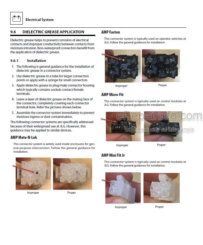 Photo 4 - JLG 832 925 PVC 1911 2005 Service Manual Telehandler 31211472