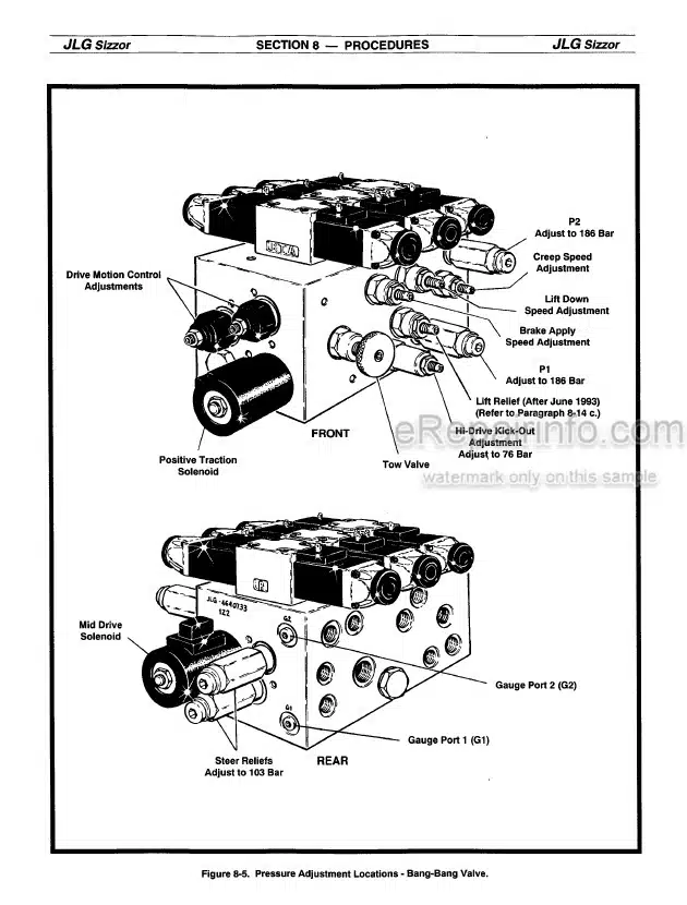 Photo 7 - JLG CM1432 CM1432 Plus CM1732 Service Maintenance Operators Safety Parts Manual Scissor Lift 3120579