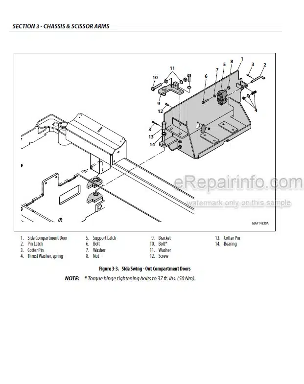 Photo 7 - JLG 4045R Service And Maintenance Manual Scissor Lift 3121761