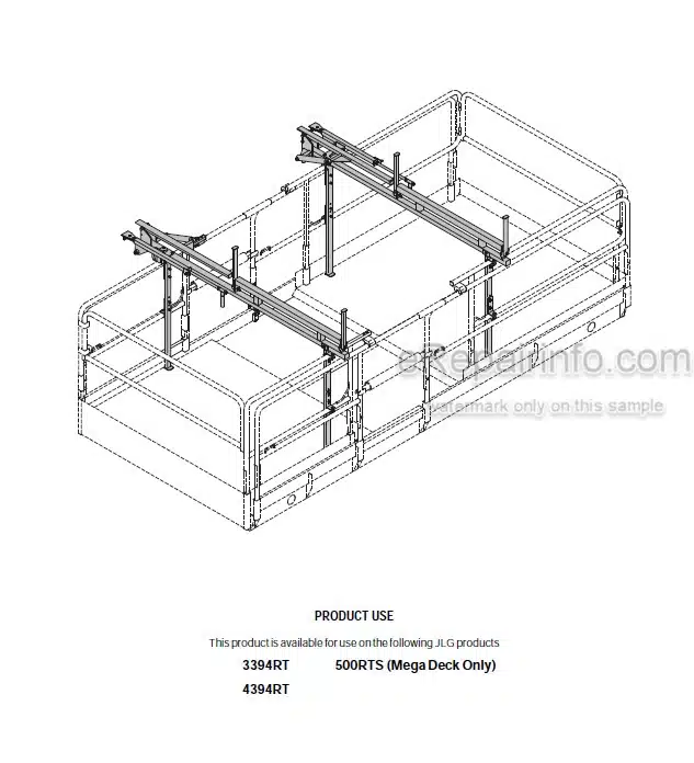 Photo 5 - JLG Workstation In The Sky Accessory Manual