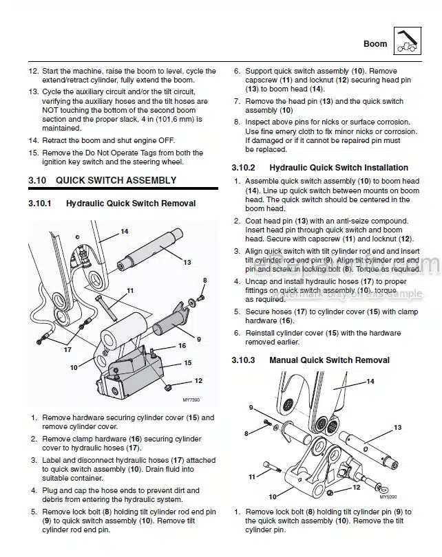 Photo 6 - JLG G10-55A G12-55A Service Manual Telehandler 31200795