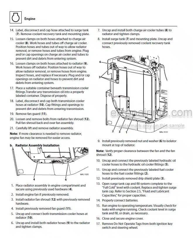 Photo 7 - JLG G10-55A G12-55A Service Manual Telehandler 31200795