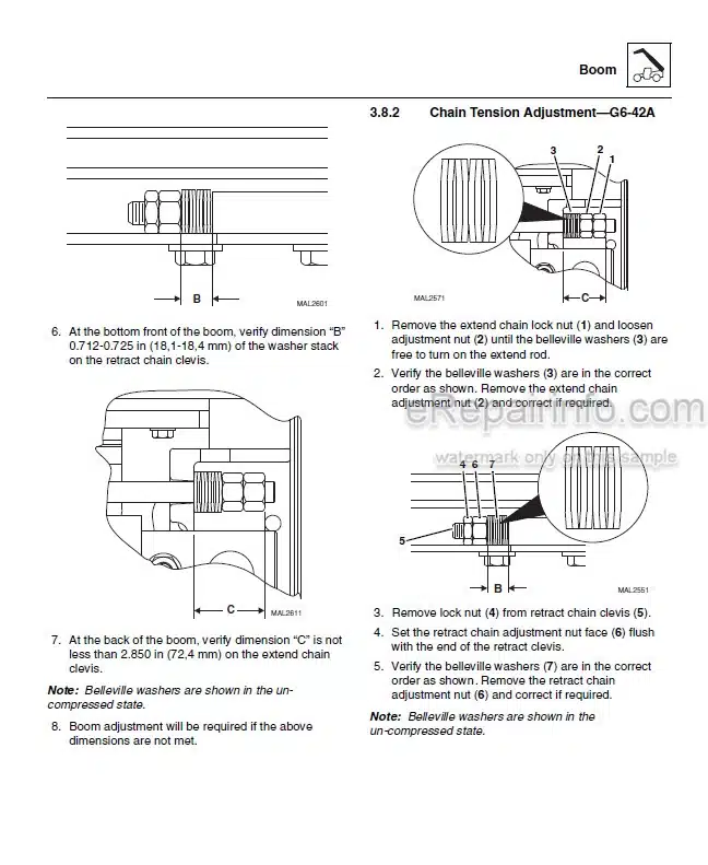 Photo 5 - JLG G6-42A G9-43A G10-43A Service Manual Telehandler 31200792