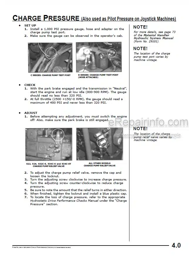 Photo 7 - JLG Gradall 522 524 532C-6 534C-6 Service Owner And Operation Manual Telehandler 9112-4116