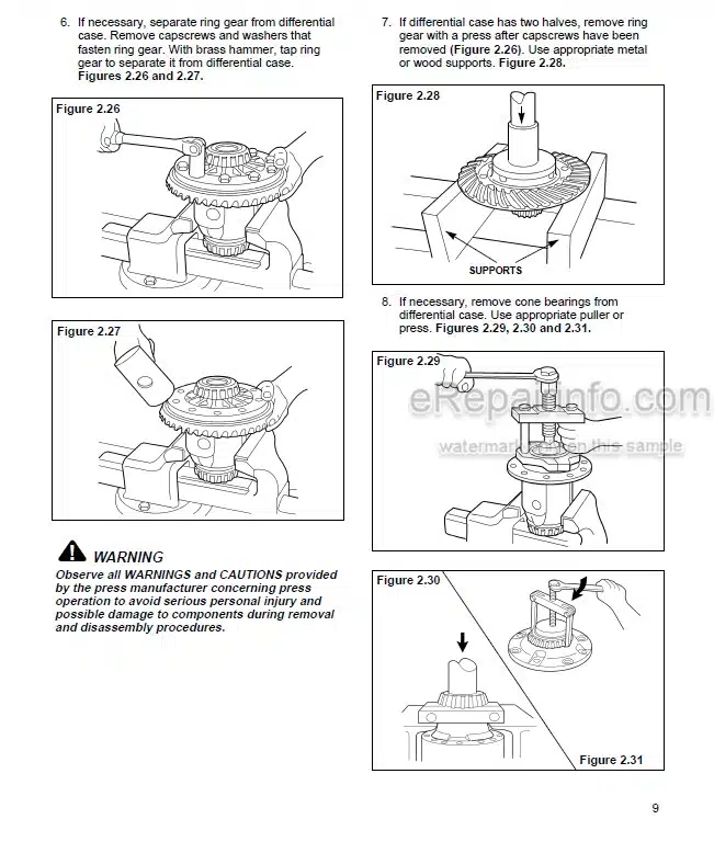 Photo 6 - JLG Gradall 522 524 532C-6 534C-6 Service Owner And Operation Manual Telehandler 2460-4145