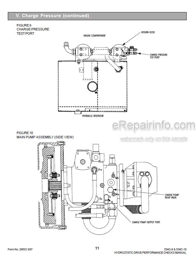 Photo 7 - JLG Gradall 534B Service Operation Lubrication Manual Telehandler 9103-1390