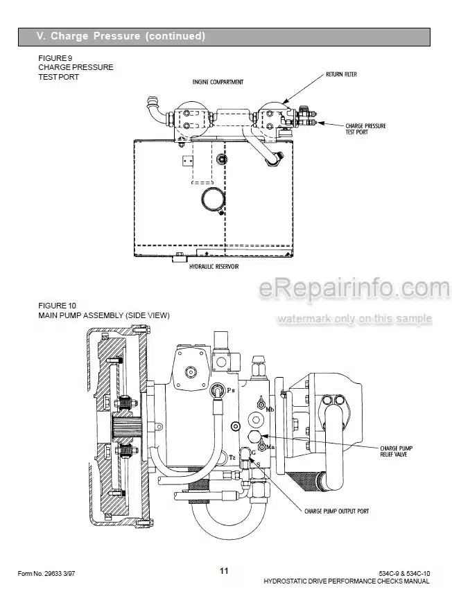 Photo 4 - JLG Gradall 534C-9 534C-10 Service Operation Lubrication Manual Telehandler 9114-4437