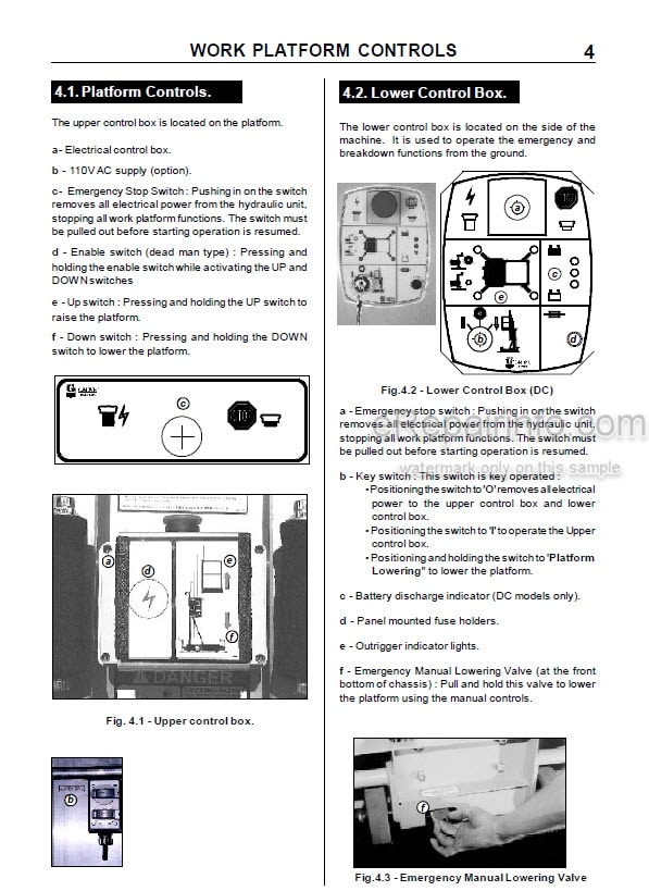 Photo 7 - JLG 25AM 30AM 38AM PVC2002 Service And Maintenance Manual Vertical Mast 31215808
