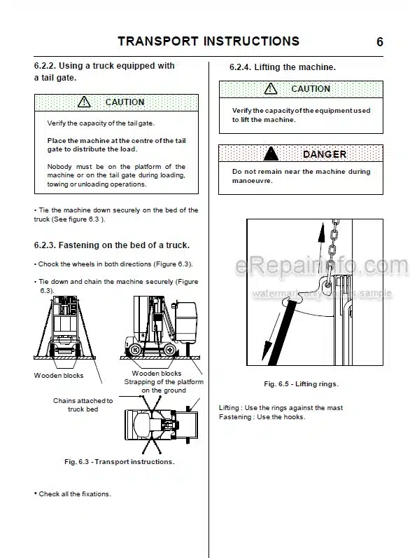 Photo 4 - JLG Grove Toucan 1100 Operators And Safety Handbook Mast Boom Lift