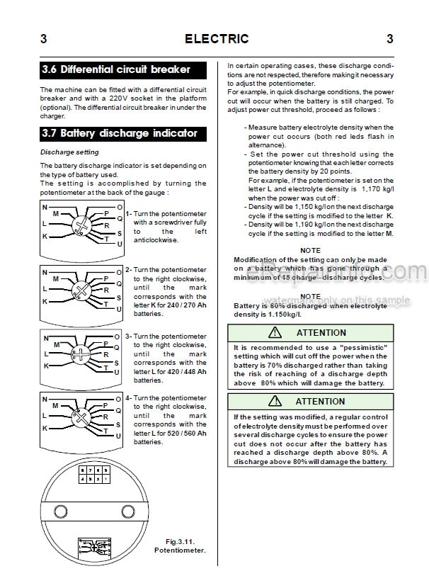 Photo 4 - JLG Grove Toucan 860 Service Manual Mast Boom Lift MA0100-03
