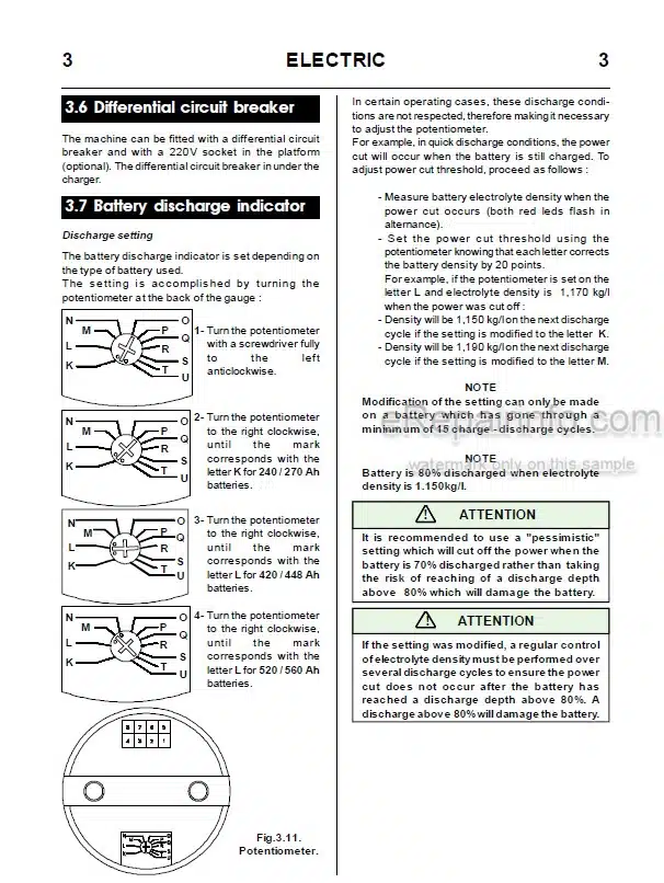 Photo 4 - JLG Grove Toucan 860 Service Manual Mast Boom Lift MA0100-03