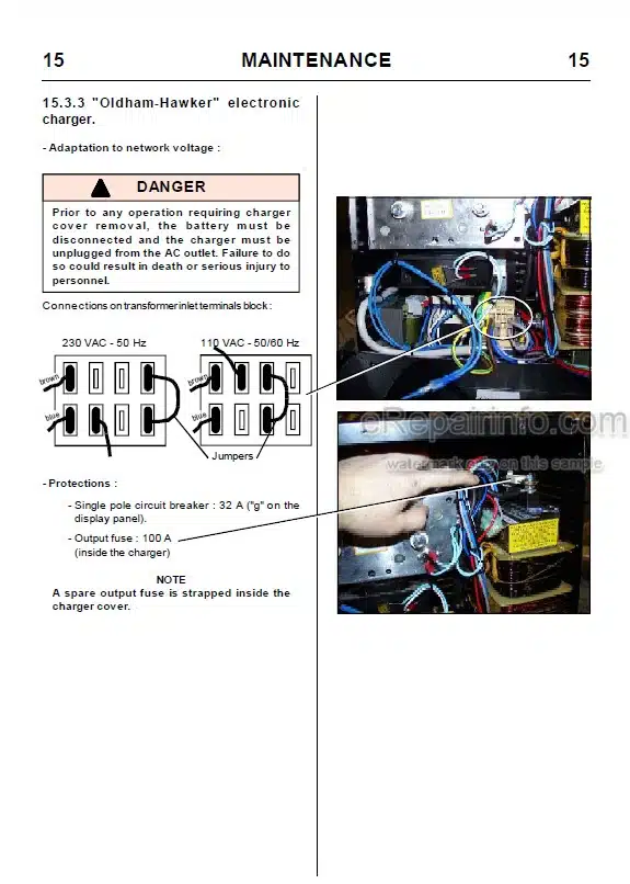 Photo 3 - JLG Grove Toucan T1100A T1100C Operators And Safety Handbook Mast Boom Lift MA0142-03 ENG
