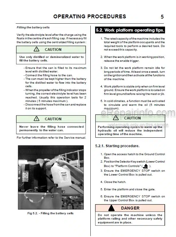 Photo 5 - JLG Grove VM3242E Operators Safety And Maintenance Handbook Mast Boom Lift MA0233-00