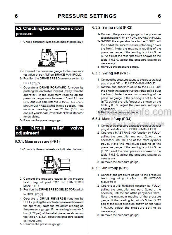 Photo 3 - JLG Grove VM3242E Operators Safety And Maintenance Handbook Mast Boom Lift MA0233-00