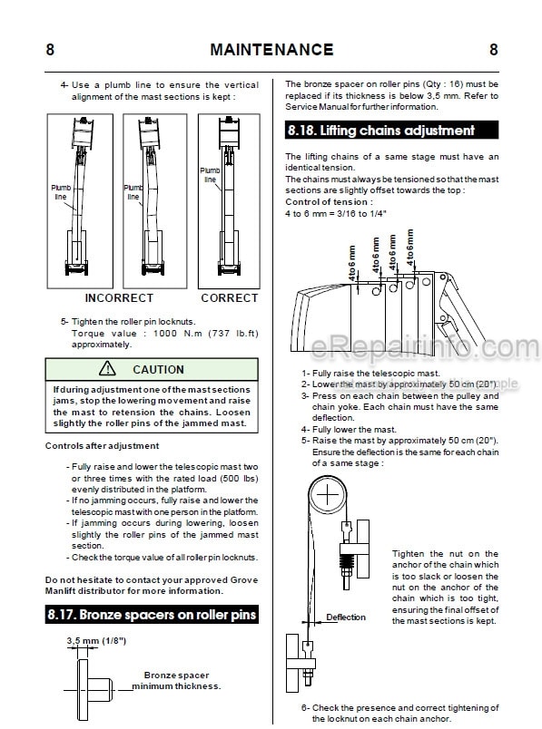 Photo 5 - JLG P20AC P25AC P30AC Operation And Safety Handbook Mast Boom Lift MA0102-06 ENG