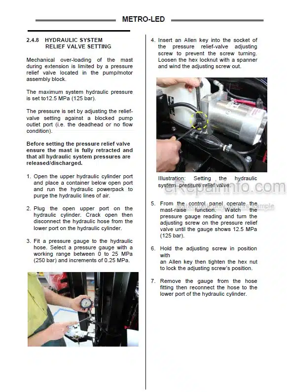 Photo 10 - JLG Metro-LED Service And Maintenance Manual Lighting Tower 1001206597