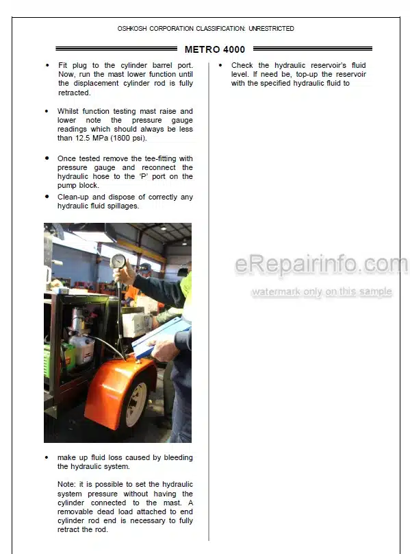 Photo 11 - JLG Metro 4000 Service And Maintenance Manual Lighting Tower 3121621