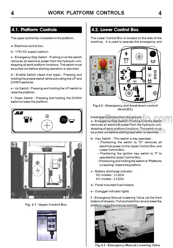 Photo 1 - JLG P20AC P25AC P30AC Operation And Safety Handbook Mast Boom Lift MA0102-06 ENG