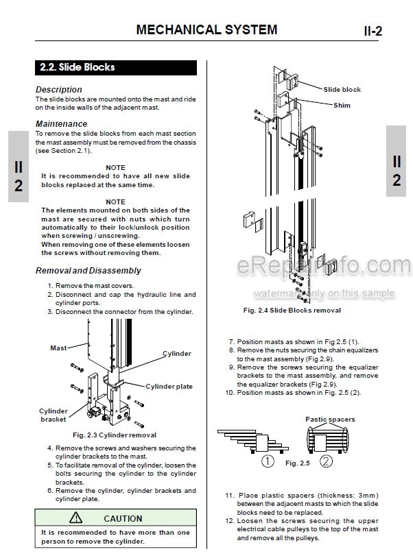 Photo 7 - JLG Grove VM2639E Service Manual Mast Boom Lift MA0179-00 USA Model