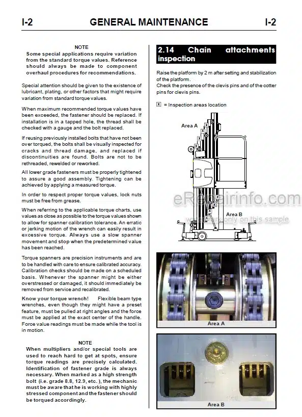 Photo 9 - JLG P20AC To P30DC Service Manual Mast Boom Lift MA0129-05 Australia New Zealand Models