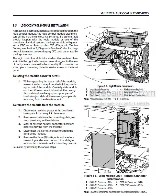 Photo 10 - JLG R1532I R1932I R1932 PVC2004 Service And Maintenance Manual Scissor Lift 31217141