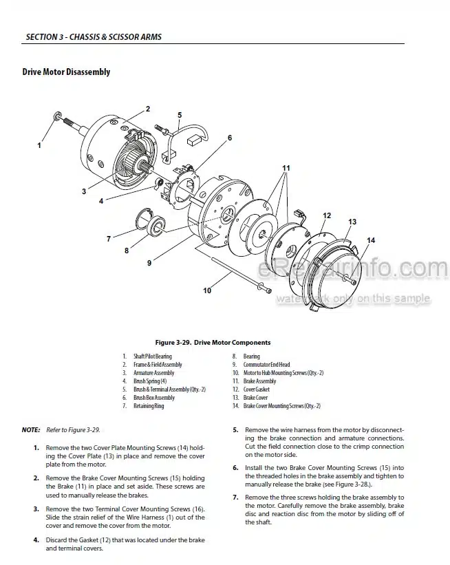 Photo 5 - JLG R6 R10 Aust Ansi Service And Maintenance Manual Scissor Lift 3121688