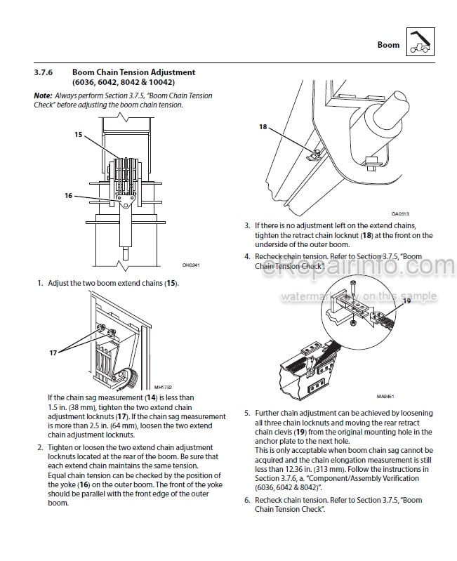 Photo 7 - JLG Skytrak 6036 6042 8042 10042 10054 12054 PVC 1911 2005 Service Manual Telehandler 31211388