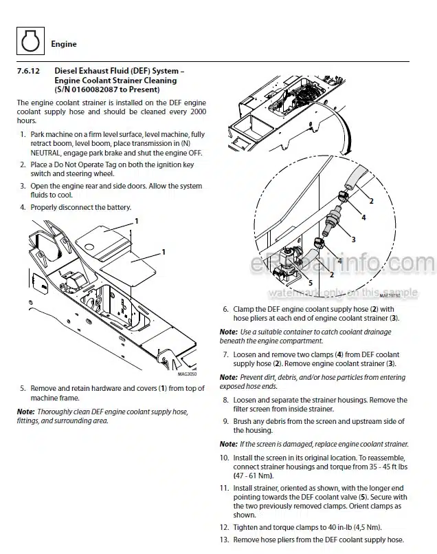 Photo 6 - JLG Skytrak 6036 Service Manual Telehandler 8990163 SN9B0500 Thru 14833