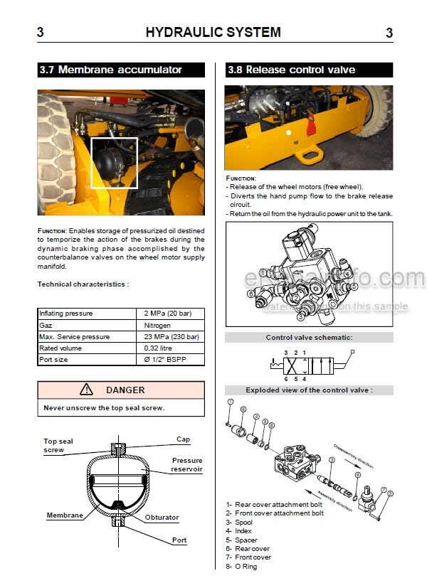Photo 4 - JLG Toucan 800 870 Service Manual Mast Boom Lift MA0318-00