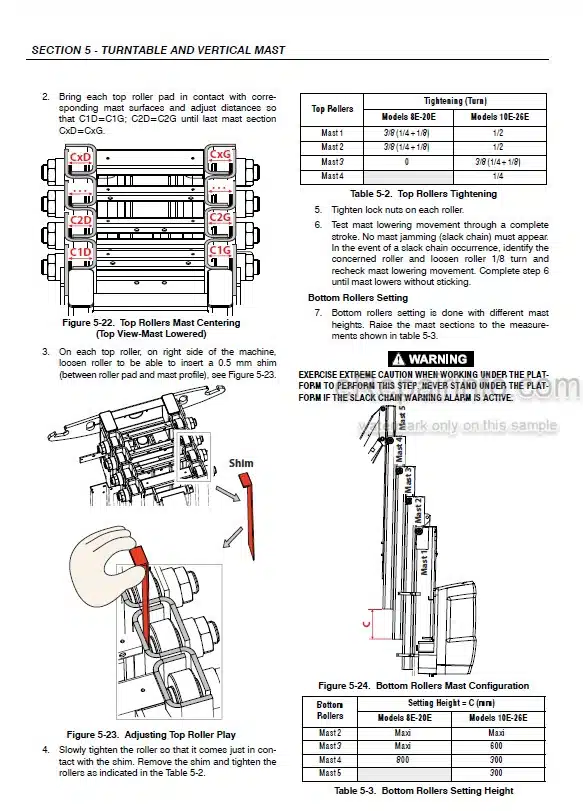 Photo 6 - JLG Toucan 8E 10E 20E 26E Service And Maintenance Manual Mast Boom Lift