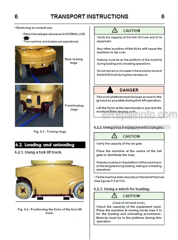 Photo 5 - JLG Toucan T1100A T1100B T1100C Operation And Safety Manual Mast Boom Lift