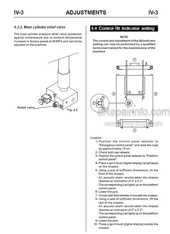 Photo 6 - JLG Toucan Junior 6 8 Service Manual Mast Boom Lift
