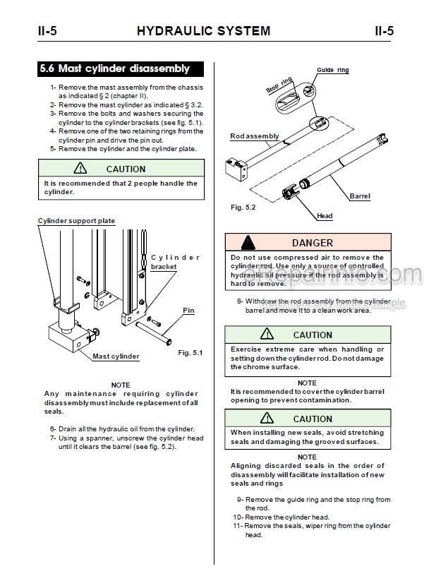 Photo 5 - JLG Toucan V1331E Service Manual Mast Boom Lift MA0300-01